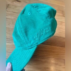 Offline by Aerie Green Corduroy Cap